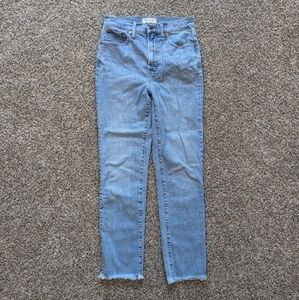 Madewell Women's High Rise Jeans - Light Blue